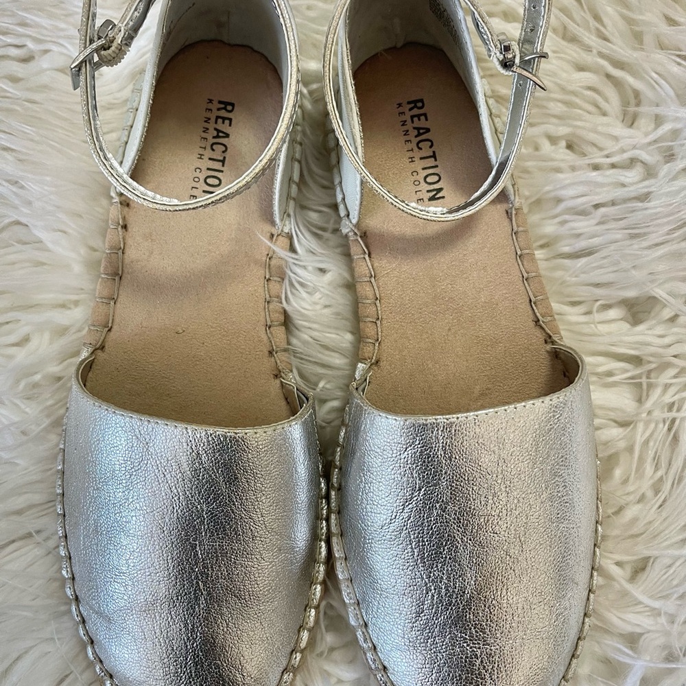COPY - Silver Flat Shoes